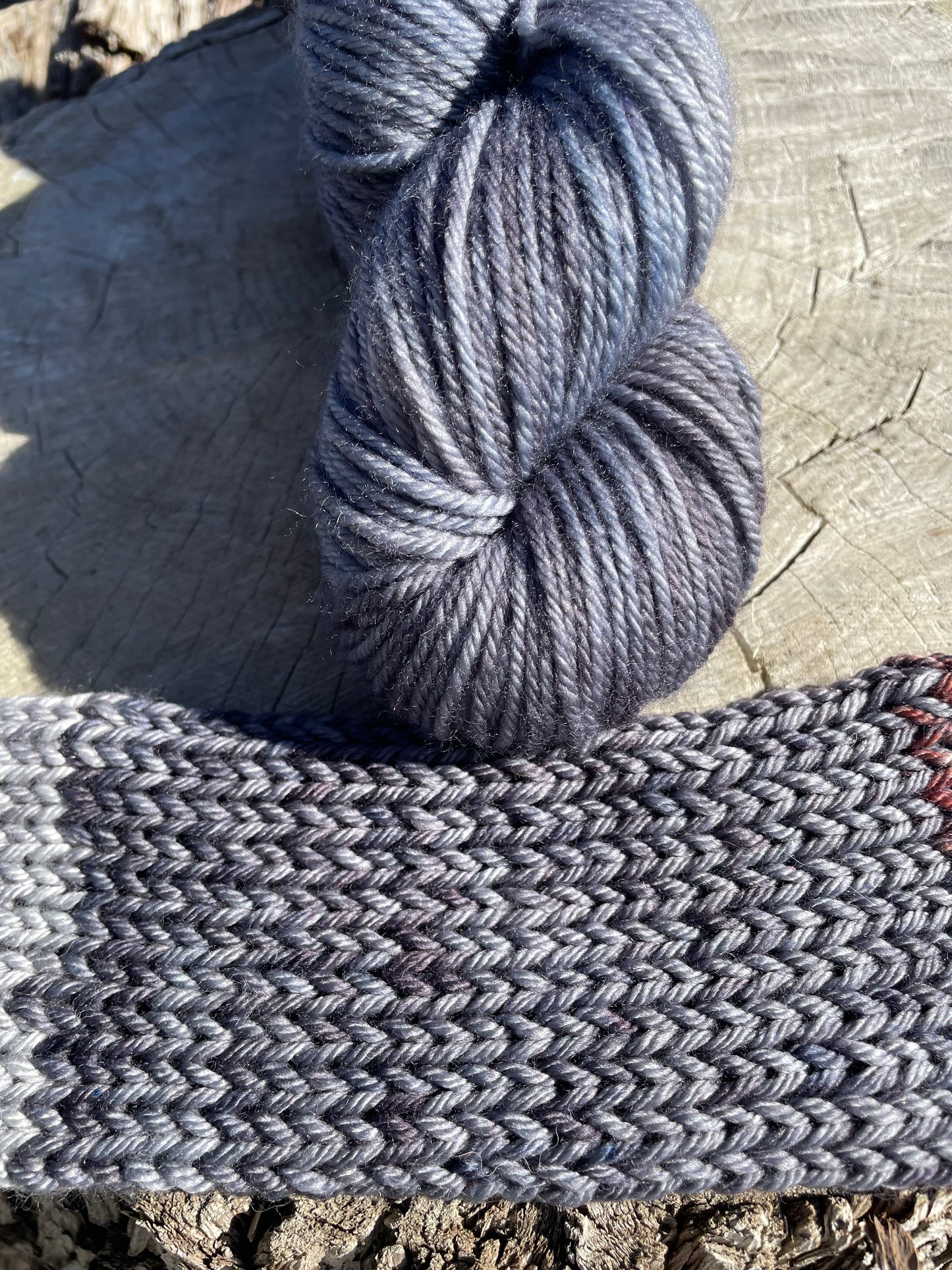 Grey cluck- #3- Dyed to Order - Wyoknitts Hand Dyed Yarns