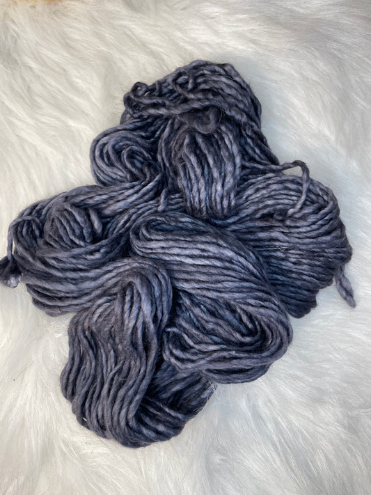 Coal Dust - Dyed to Order - Wyoknitts Hand Dyed Yarns