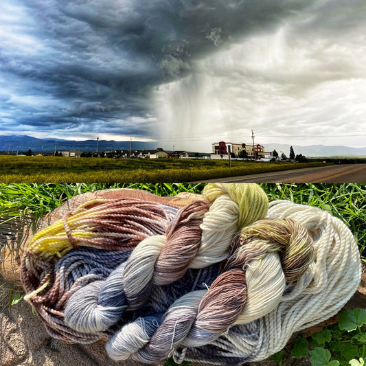 Thunderstorm - Dyed to Order - Wyoknitts Hand Dyed Yarns